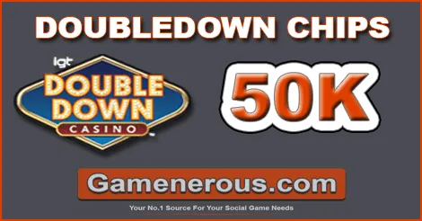 50k doubledown chips